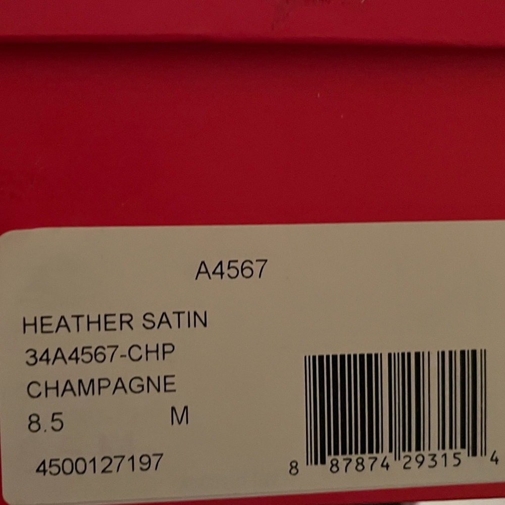 COACH Heather Satin Heels in Champagne - Picture 5 of 5